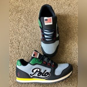 Polo Ralph Lauren Oryion Script Sneakers size 4.5Y